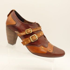 NEW ELITE By Corkys Marigold Booties Brown Leather
